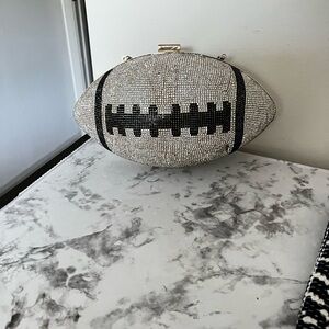 EMBELLISH FOOTBALL PURSE